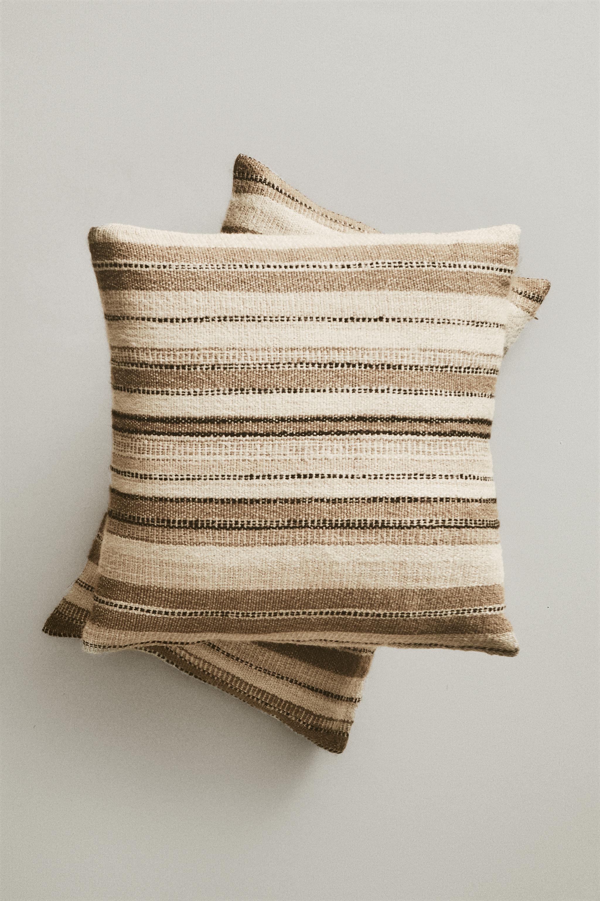 HOUSSE DE COUSSIN RAYURES